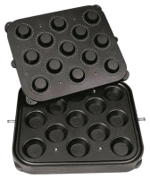 Форма для тарталетницы Kocateq DHTartmatic Plate 13 (круглые, верхний Ø 70 мм, нижний Ø 47 мм, 13 шт.)
