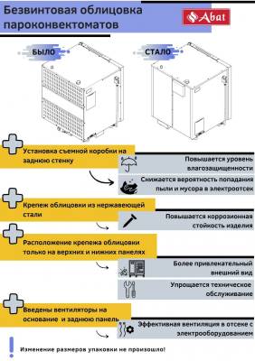 Пароконвектомат Abat ПКА 6-1/1ПМ
